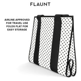 White Polka Dot Everyday Tote Bag
