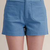 High Waist Front Pocket Shorts