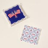 Acrylic Coaster Set–All-American
