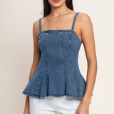 Indigo Denim Top