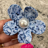 Pearl Flower Clip