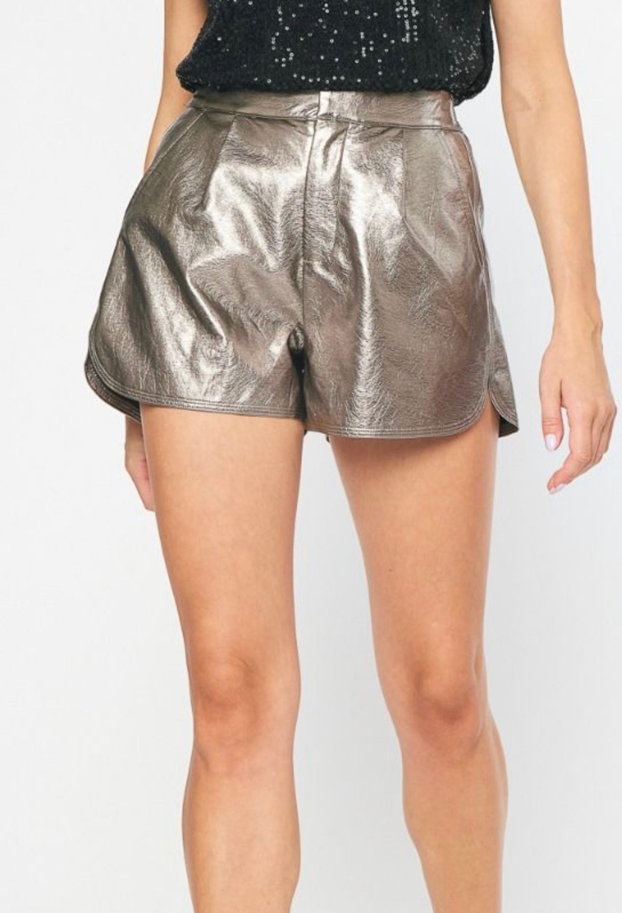 METALLIC SHORTS