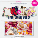 5.5x11 Fab Floral VOL 3 Tray Inserts
