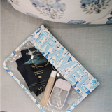Blue Bow Travel Pouch