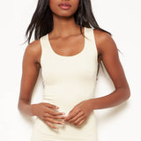 Seamless White  Tank Top
