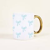 Blue Bows Ceramic Mug