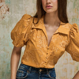 Narobi Button Top