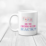 Checking My Rack Coffee Cup