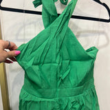 Green Tiered Maxi Dress