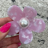 Pearl Flower Clip