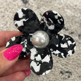 Pearl Flower Clip