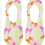 Cheetah Liner Sock