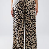 Leopard Straight Pant