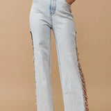 Jewel Trim Jeans