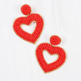 Be mine Beaded Earring