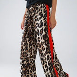 Leopard Straight Pant