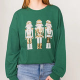 Alpine Nutcracker Sequin Sweatshirt