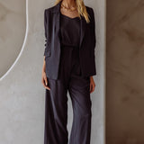 Chic Shirred Blazer