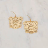 Bulldog Earrings