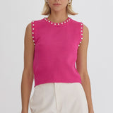 Pearl Sleeveless Top