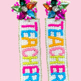 Teacher Beaded Earrings