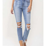 High Rise Kick Flare Jeans