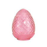 Pink Annalise Glass Egg