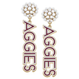 Aggies Pearl Earring