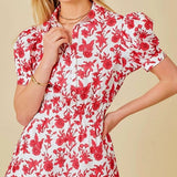 Floral Pattern Romper