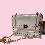 Clear Studded Bag