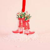 Festive Cowgirl Ornament