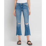 Mid-Rise Kick Flare Jeans