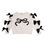 Black & White Bow Sweater