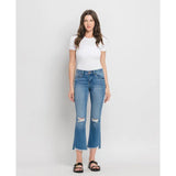 Mid-Rise Kick Flare Jeans