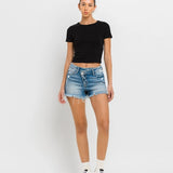 High Rise Criss-Cross Shorts