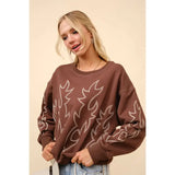 Western Boot Stich Sweatshirt