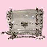 Clear Studded Bag