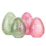 Pink Annalise Glass Egg