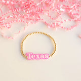 Texas Beaded Bracelet