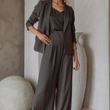 Chic Shirred Blazer