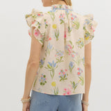 Garden Whimsy Tiered Top