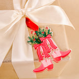 Festive Cowgirl Ornament