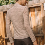 Crystal Mock Neck Top