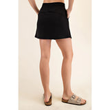 Black Modal Skort