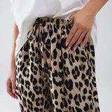 Leopard Straight Pant