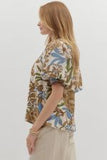 Fall me Floral Top