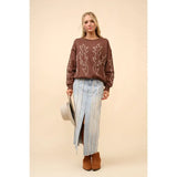 Western Boot Stich Sweatshirt