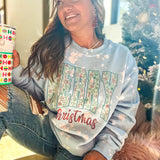 Bleached Merry Christmas Sweatshirt