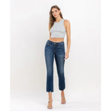 Mid-Rise Mini Bootcut Jean