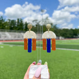 Game Day Huddle Drop Earrings